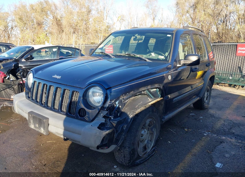 2005 JEEP LIBERTY SPORT VIN: 1J4GL48K75W621933