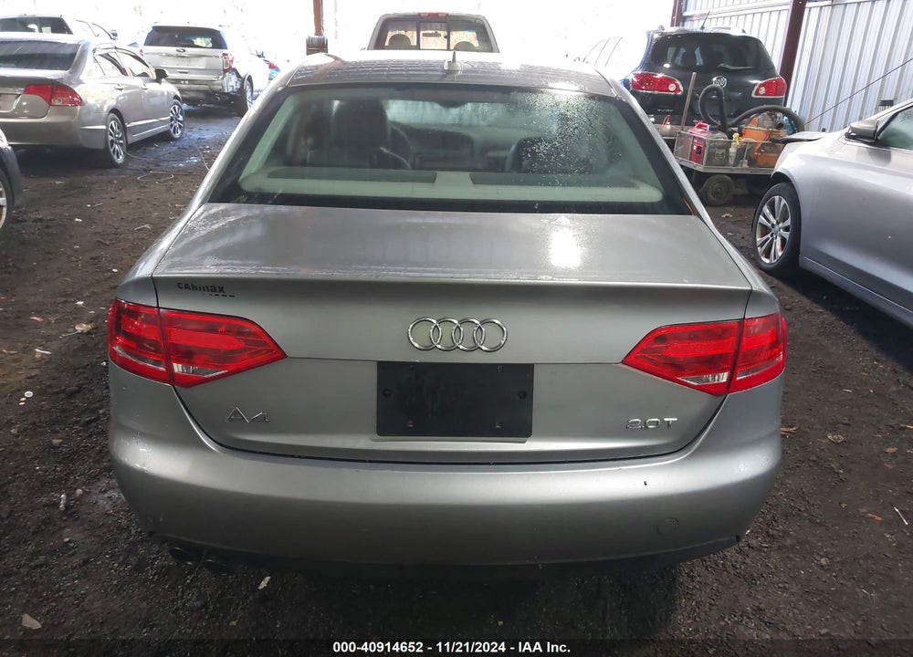 2009 AUDI A4 2.0T PREMIUM VIN: WAUJF78K29N041292
