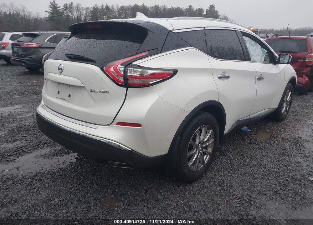 2018 NISSAN MURANO SL VIN: 5N1AZ2MH0JN180313