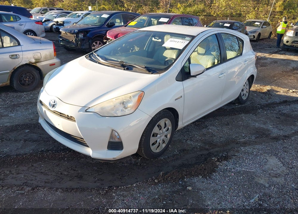 2012 TOYOTA PRIUS C ONE VIN: JTDKDTB34C1505897