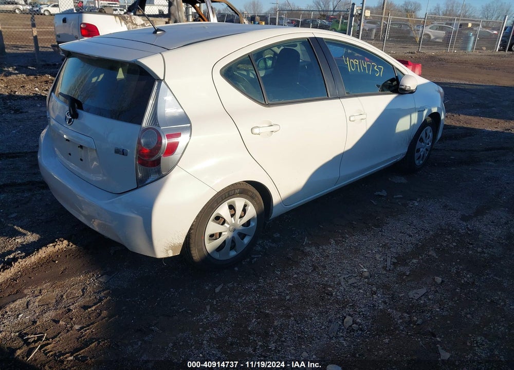2012 TOYOTA PRIUS C ONE VIN: JTDKDTB34C1505897