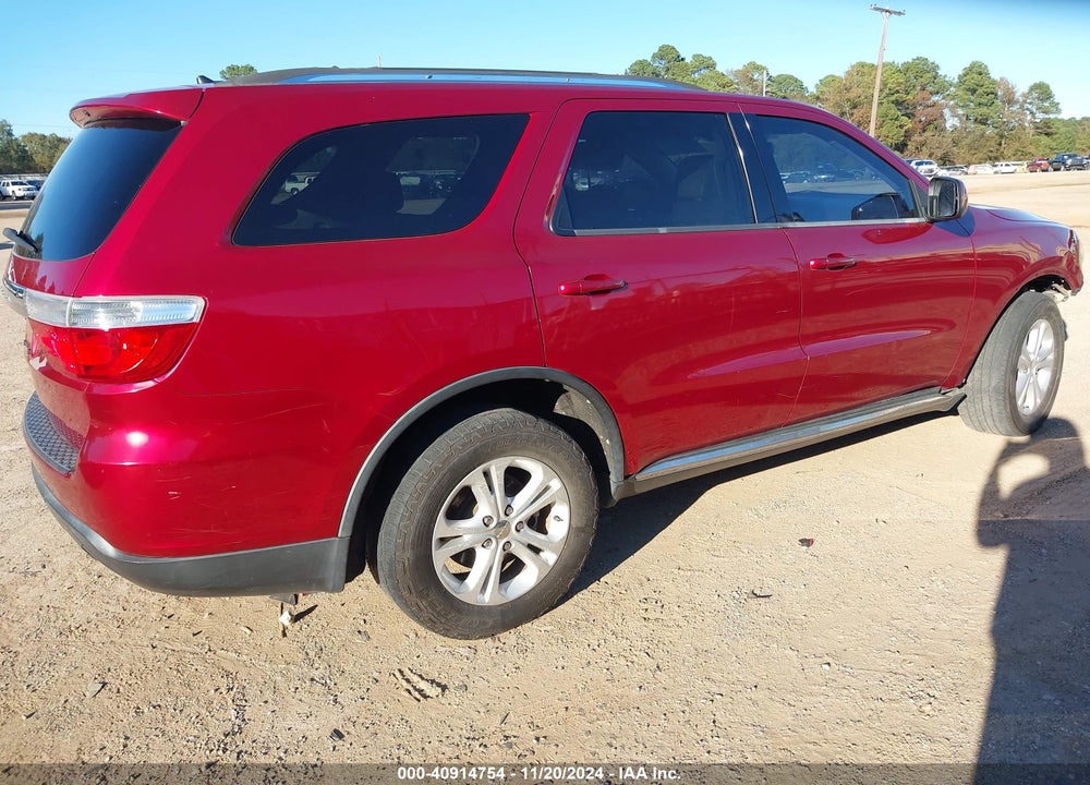 2013 DODGE DURANGO SXT VIN: 1C4RDHAGXDC527344
