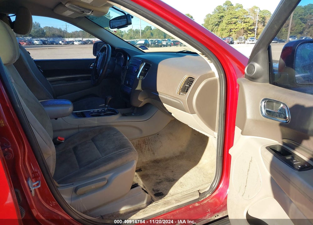 2013 DODGE DURANGO SXT VIN: 1C4RDHAGXDC527344