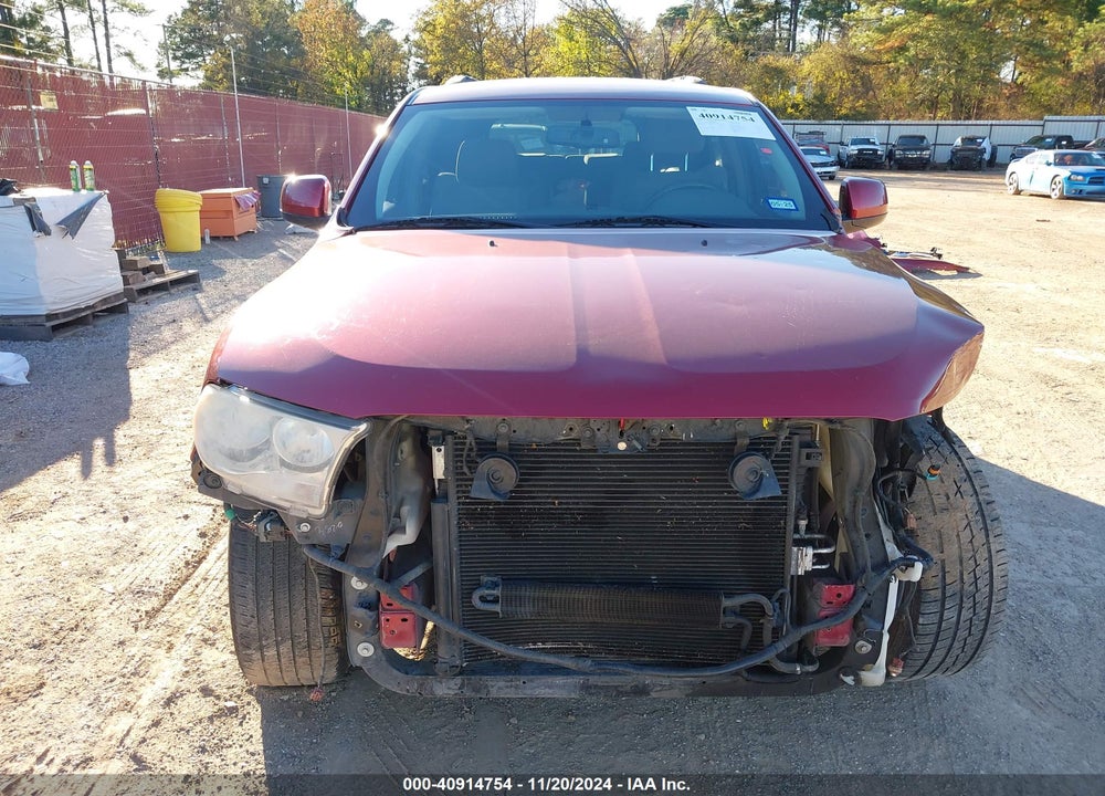 2013 DODGE DURANGO SXT VIN: 1C4RDHAGXDC527344