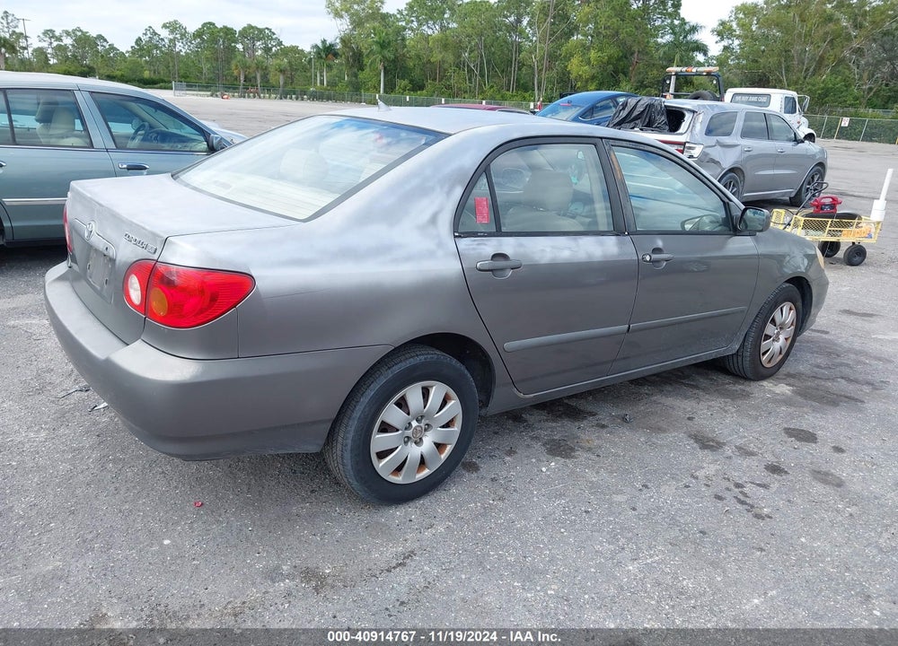 2004 TOYOTA COROLLA LE VIN: 1NXBR38E24Z225014
