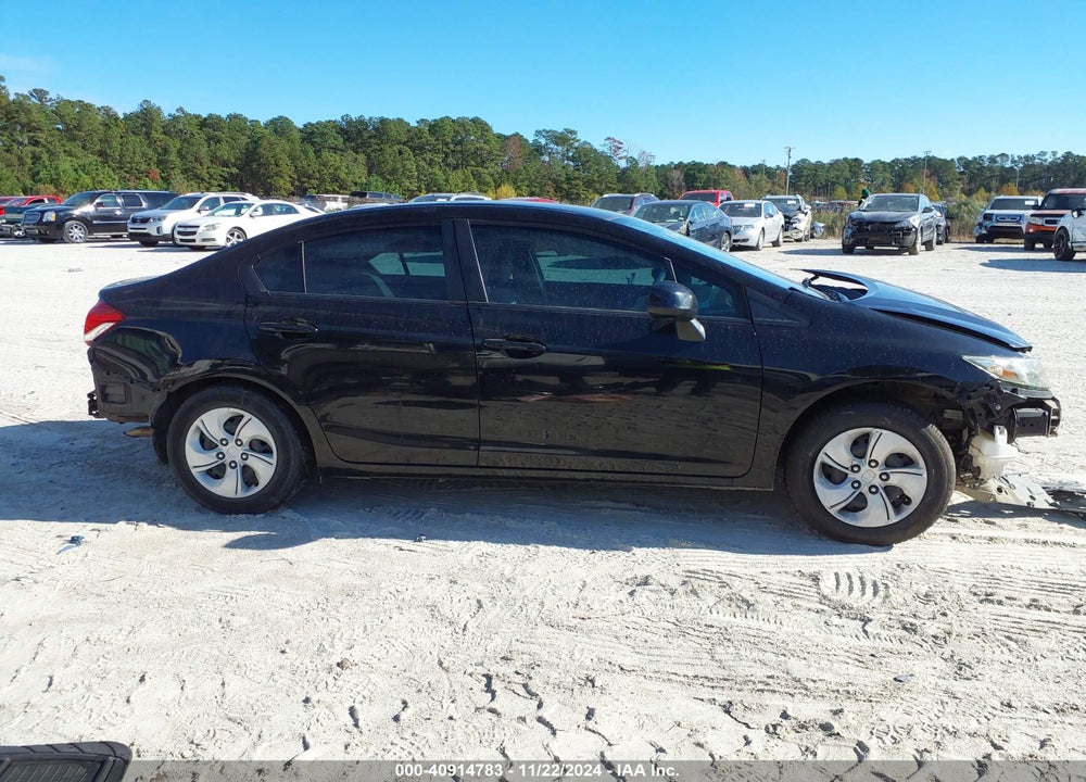 2013 HONDA CIVIC LX VIN: 19XFB2F54DE053008