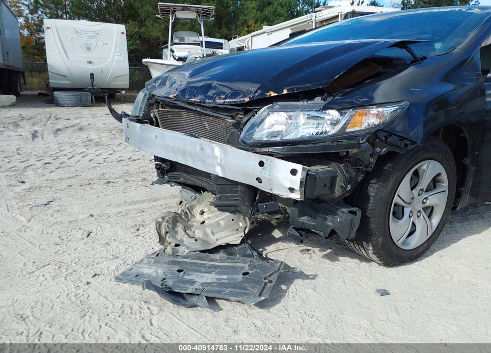 2013 HONDA CIVIC LX VIN: 19XFB2F54DE053008