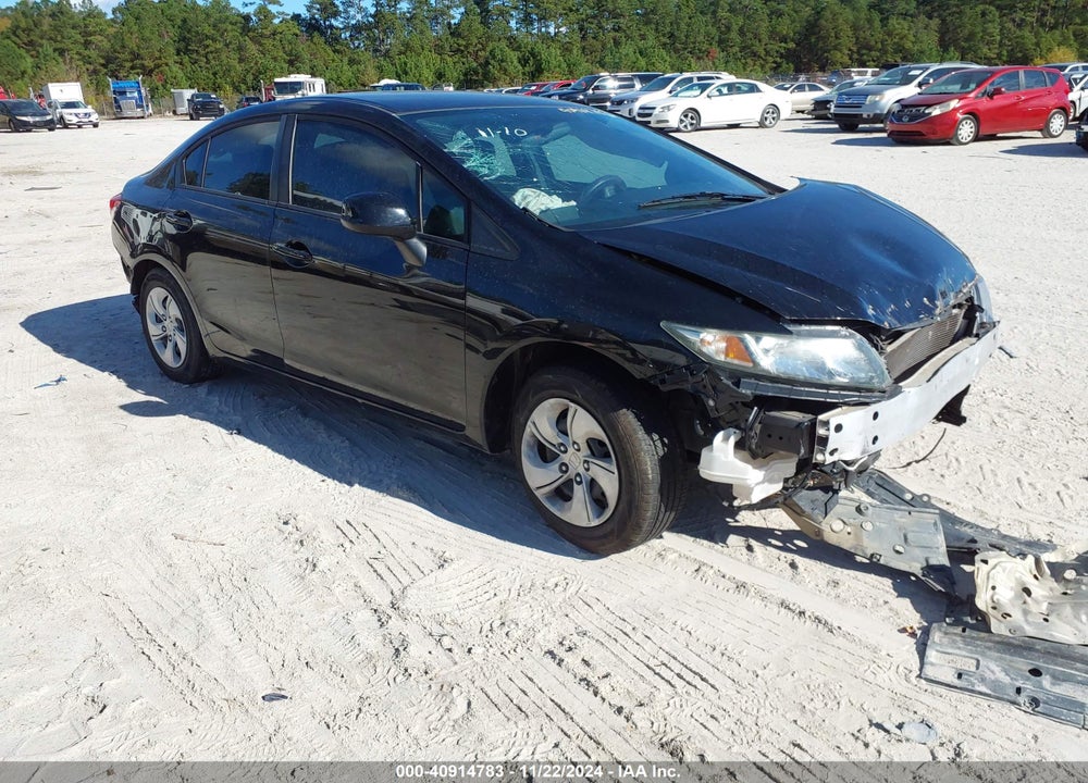 2013 HONDA CIVIC LX VIN: 19XFB2F54DE053008