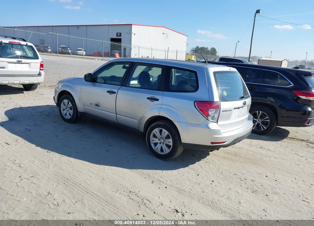 2009 SUBARU FORESTER 2.5X VIN: JF2SH61619H791968