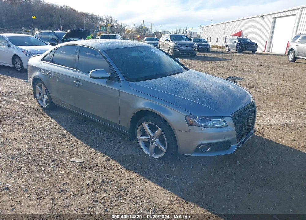 2010 AUDI A4 2.0T PREMIUM VIN: WAUFFAFL5AN054606