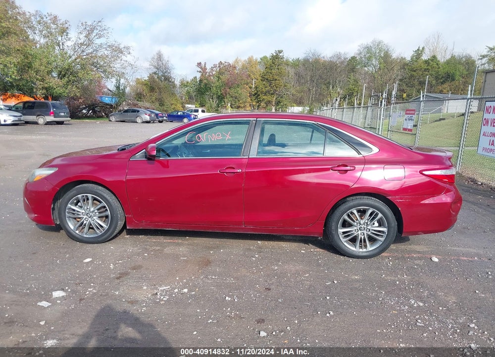 2015 TOYOTA CAMRY SE VIN: 4T1BF1FK3FU875186