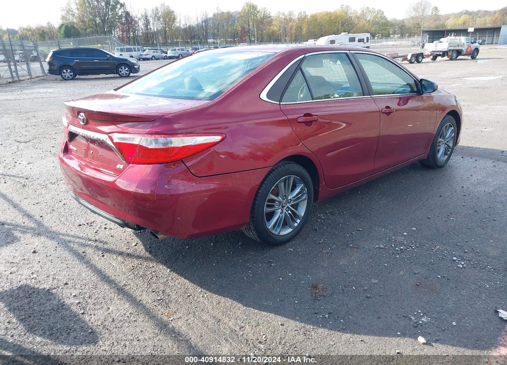 2015 TOYOTA CAMRY SE VIN: 4T1BF1FK3FU875186