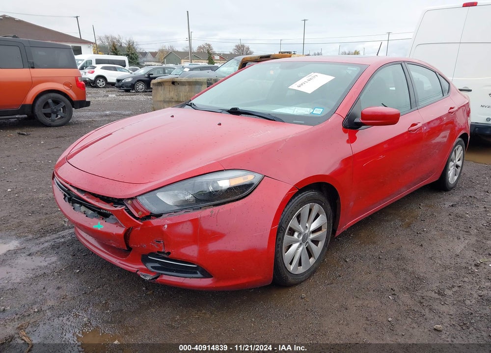 2014 DODGE DART SXT VIN: 1C3CDFBB4ED672862