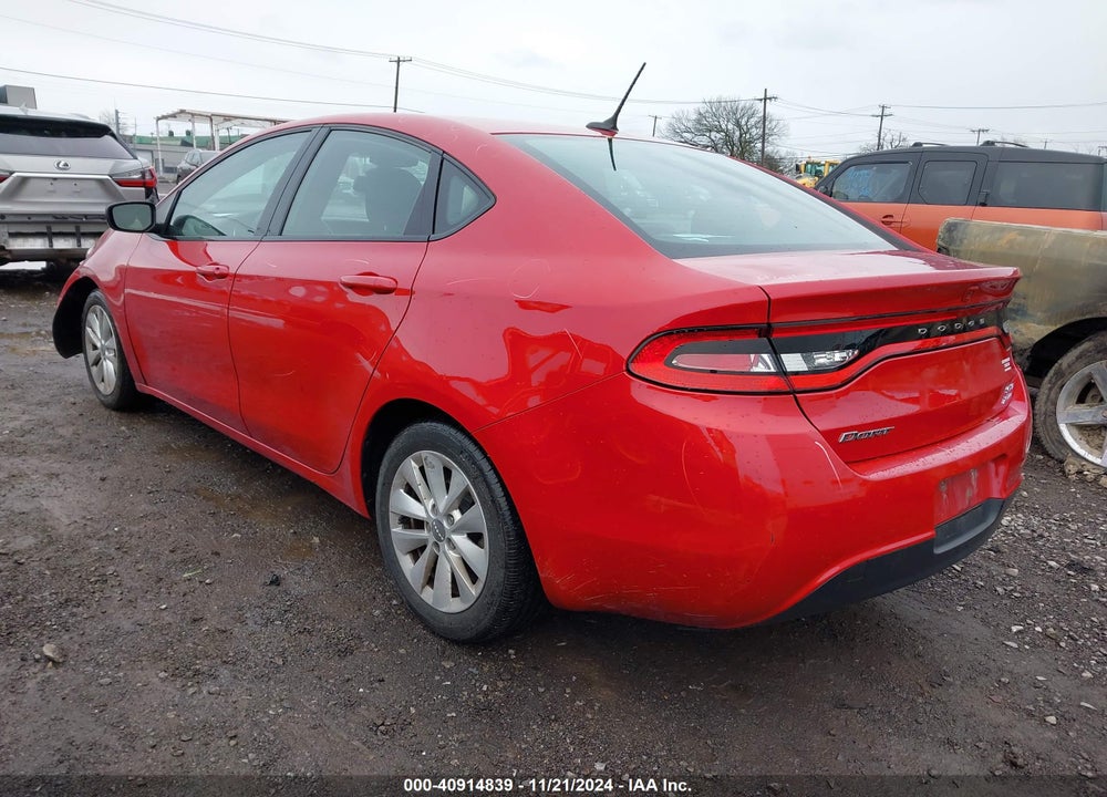 2014 DODGE DART SXT VIN: 1C3CDFBB4ED672862