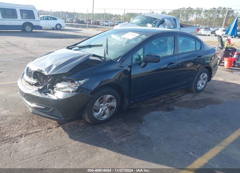 2015 HONDA CIVIC LX VIN: 19XFB2F54FE121570