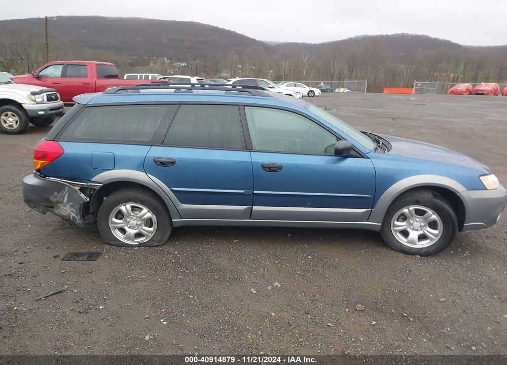 2007 SUBARU OUTBACK 2.5I/2.5I BASIC/2.5I L.L. BEAN EDITION VIN: 4S4BP61C877343944