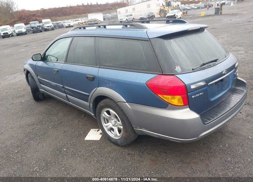 2007 SUBARU OUTBACK 2.5I/2.5I BASIC/2.5I L.L. BEAN EDITION VIN: 4S4BP61C877343944