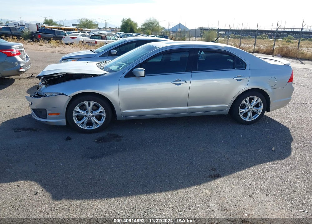 2012 FORD FUSION SE VIN: 3FAHP0HA6CR247822