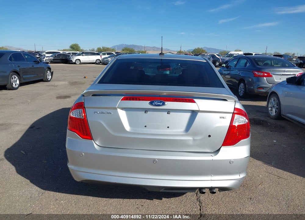 2012 FORD FUSION SE VIN: 3FAHP0HA6CR247822