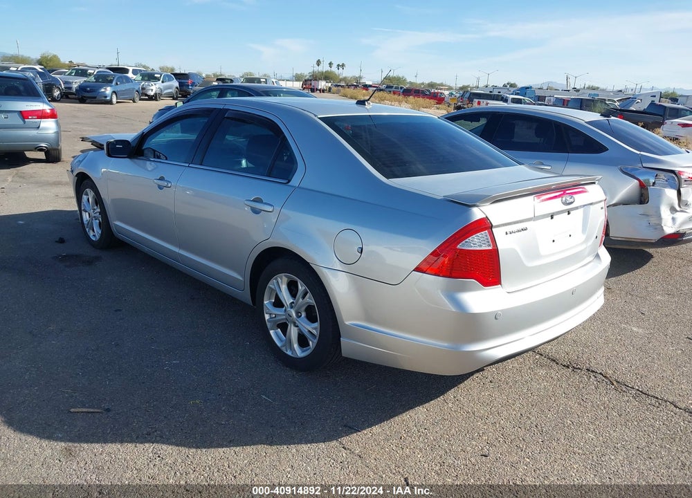 2012 FORD FUSION SE VIN: 3FAHP0HA6CR247822