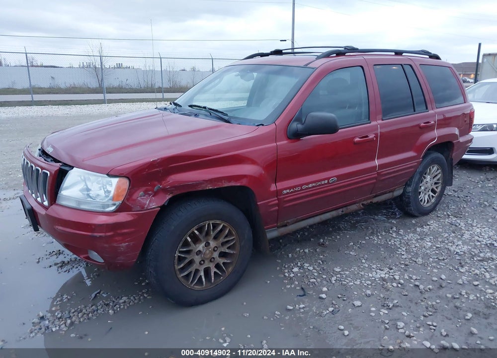 2003 JEEP GRAND CHEROKEE OVERLAND VIN: 1J8GW68J83C608843