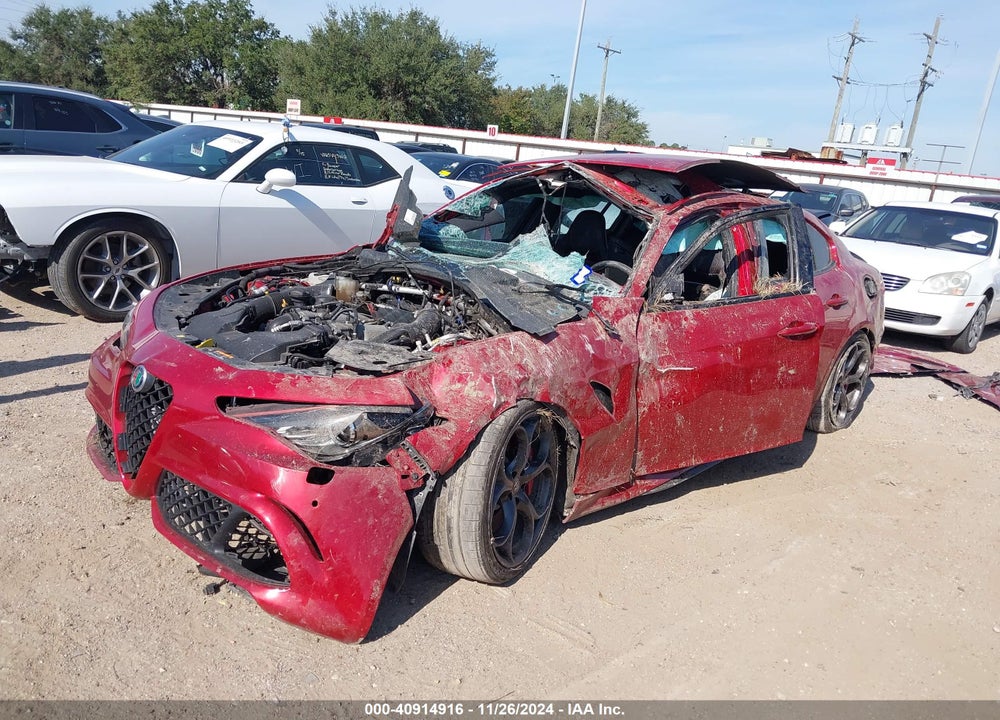 2017 ALFA ROMEO GIULIA QUADRIFOGLIO RWD VIN: ZARFAEAV3H7560862
