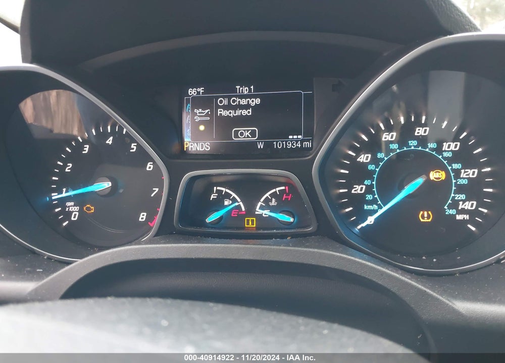 2016 FORD ESCAPE S VIN: 1FMCU0F7XGUA61523