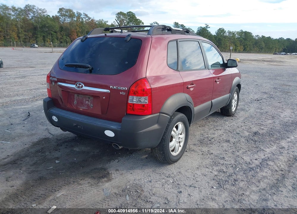 2006 HYUNDAI TUCSON GLS/LIMITED VIN: KM8JN12D56U408387