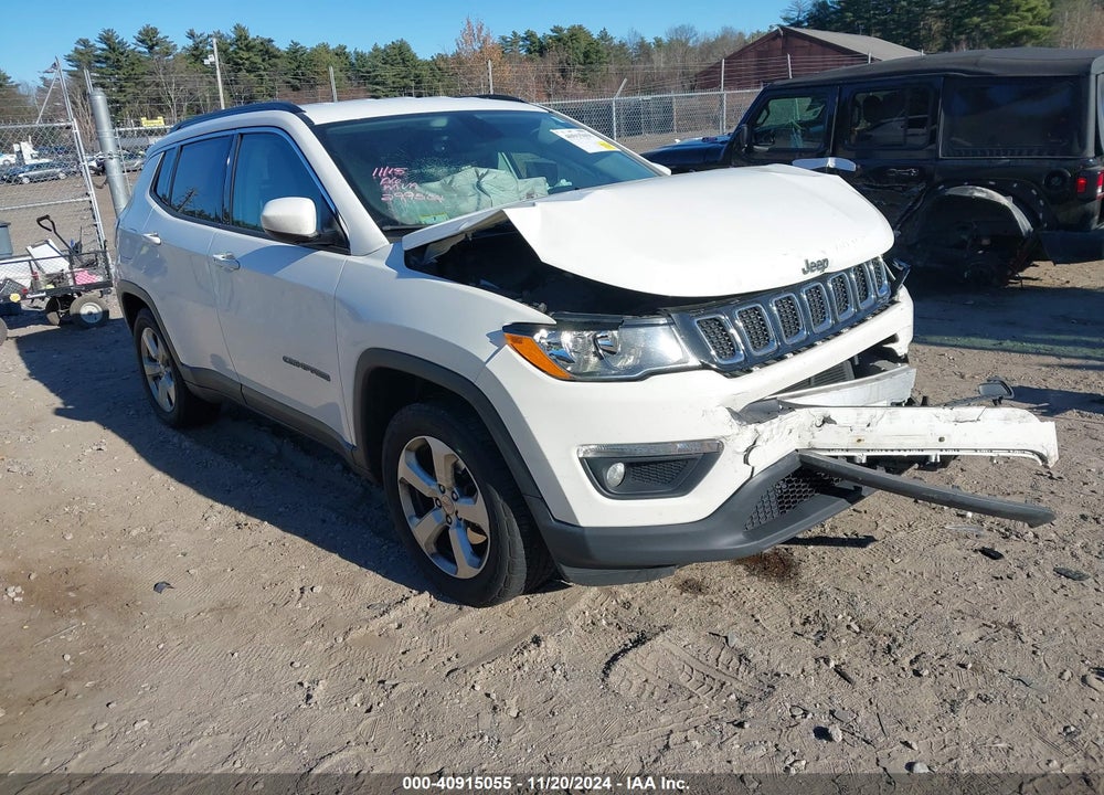 2018 JEEP COMPASS LATITUDE FWD VIN: 3C4NJCBB1JT124219