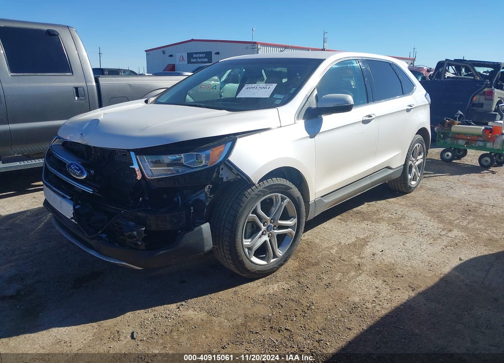2018 FORD EDGE TITANIUM VIN: 2FMPK3K92JBB07701