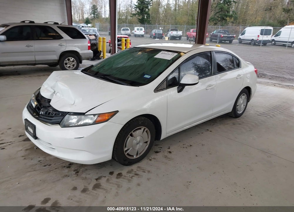 2012 HONDA CIVIC HF VIN: 2HGFB2F62CH546313
