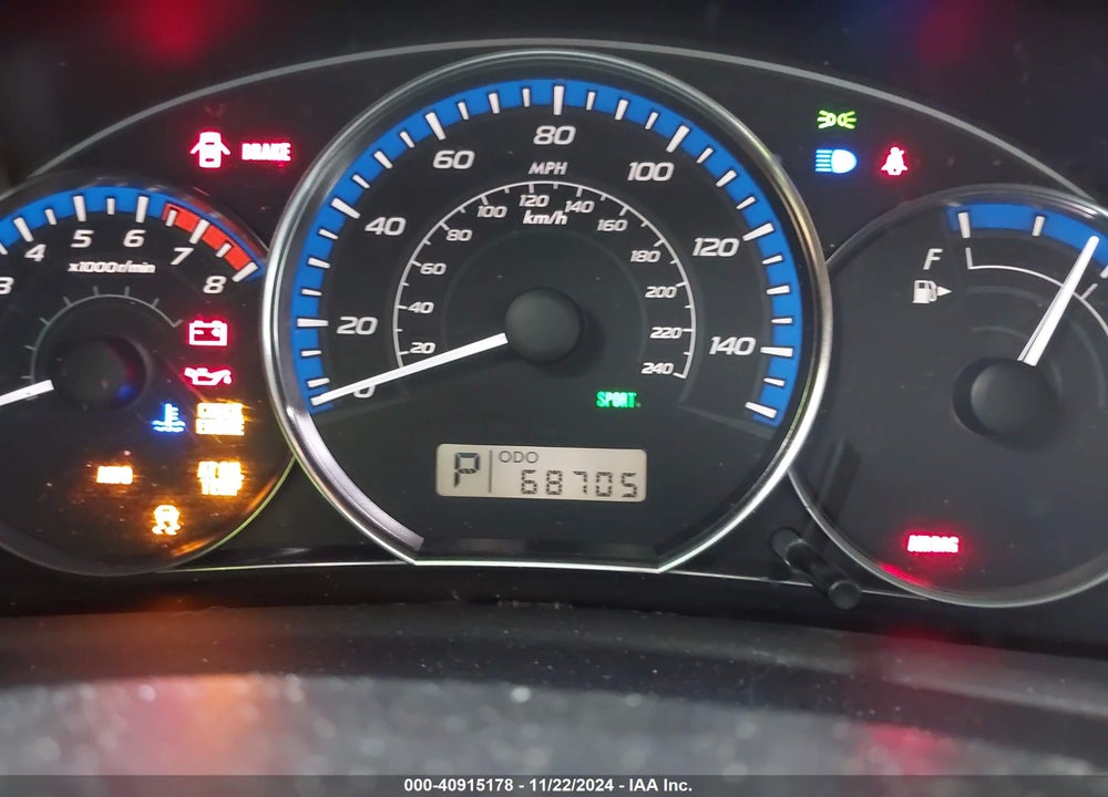 2011 SUBARU FORESTER 2.5X PREMIUM VIN: JF2SHADC1BH700854