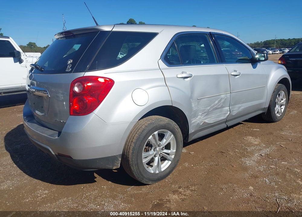 2012 CHEVROLET EQUINOX LS VIN: 2GNALBEK3C6238395