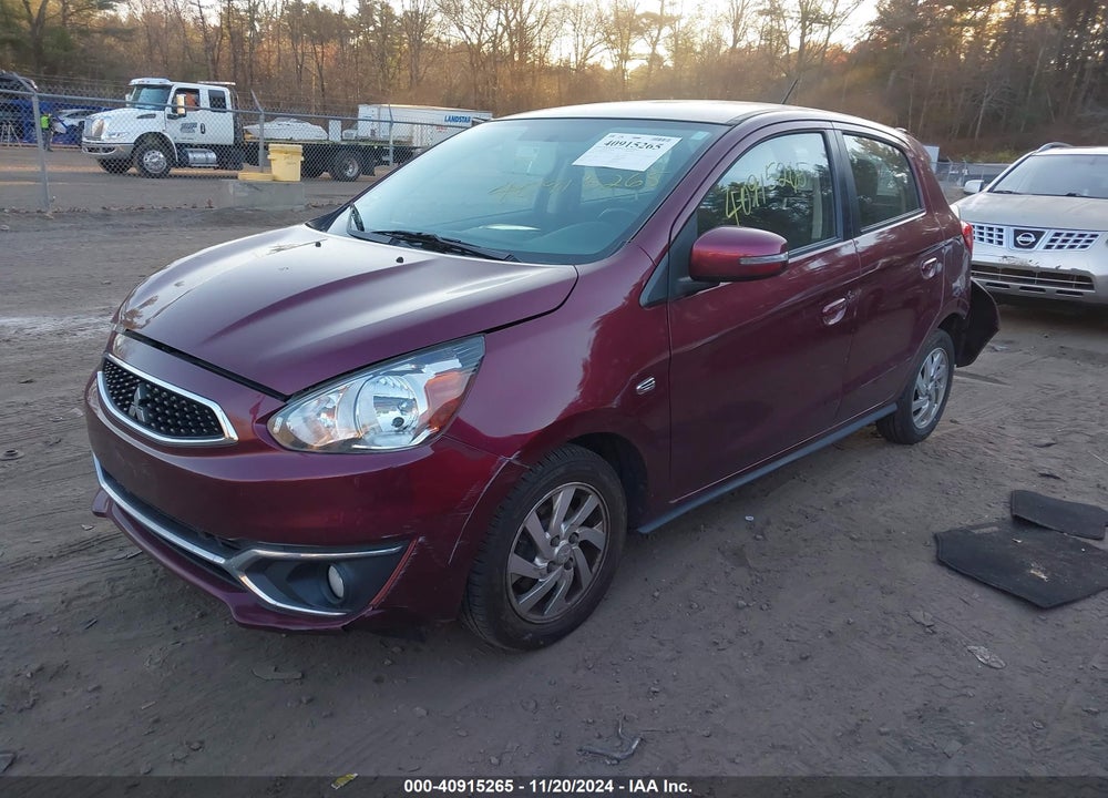 2019 MITSUBISHI MIRAGE SE VIN: ML32A4HJ8KH004332
