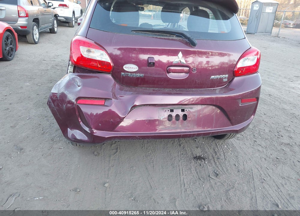 2019 MITSUBISHI MIRAGE SE VIN: ML32A4HJ8KH004332