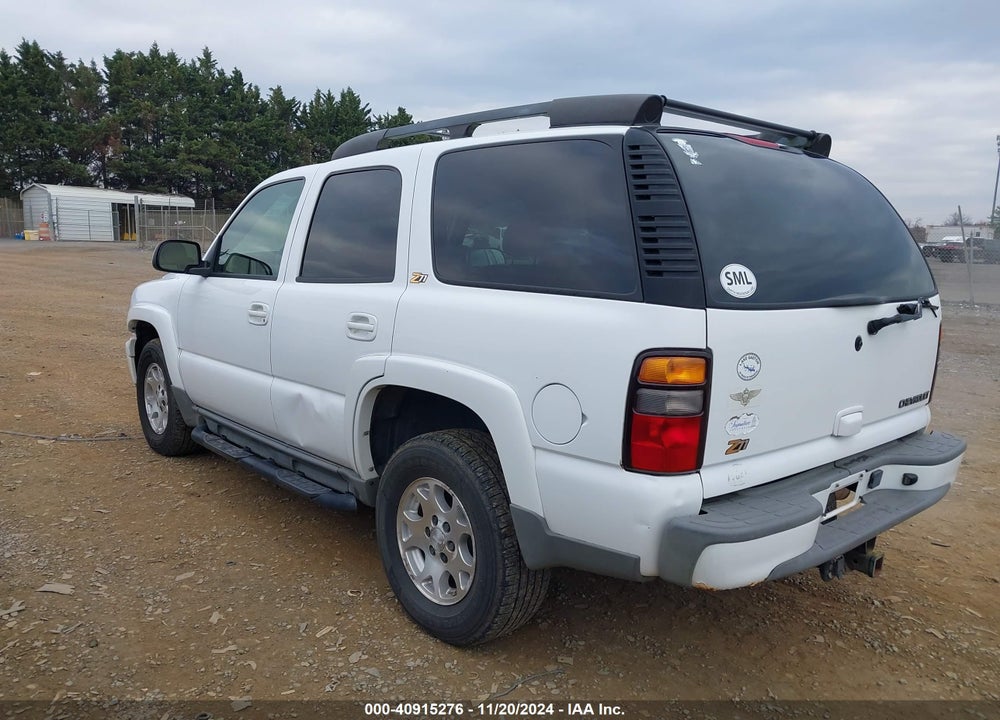 2004 CHEVROLET TAHOE Z71 VIN: 1GNEK13T54R237765