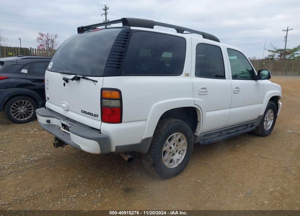 2004 CHEVROLET TAHOE Z71 VIN: 1GNEK13T54R237765
