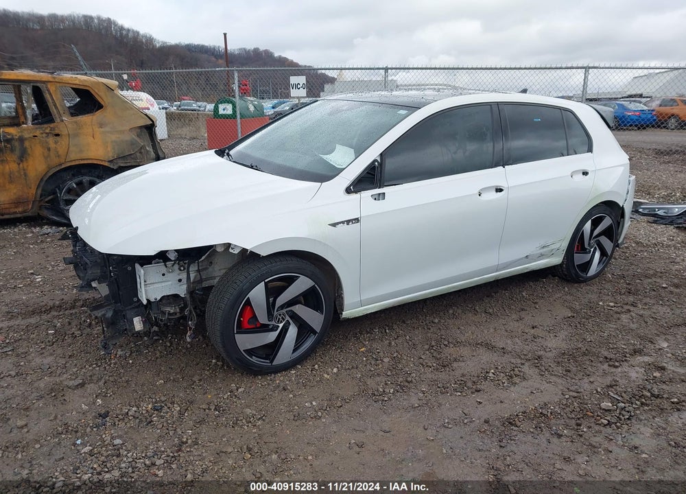 2022 VOLKSWAGEN GOLF GTI 2.0T SE VIN: WVW287CD0NW200843