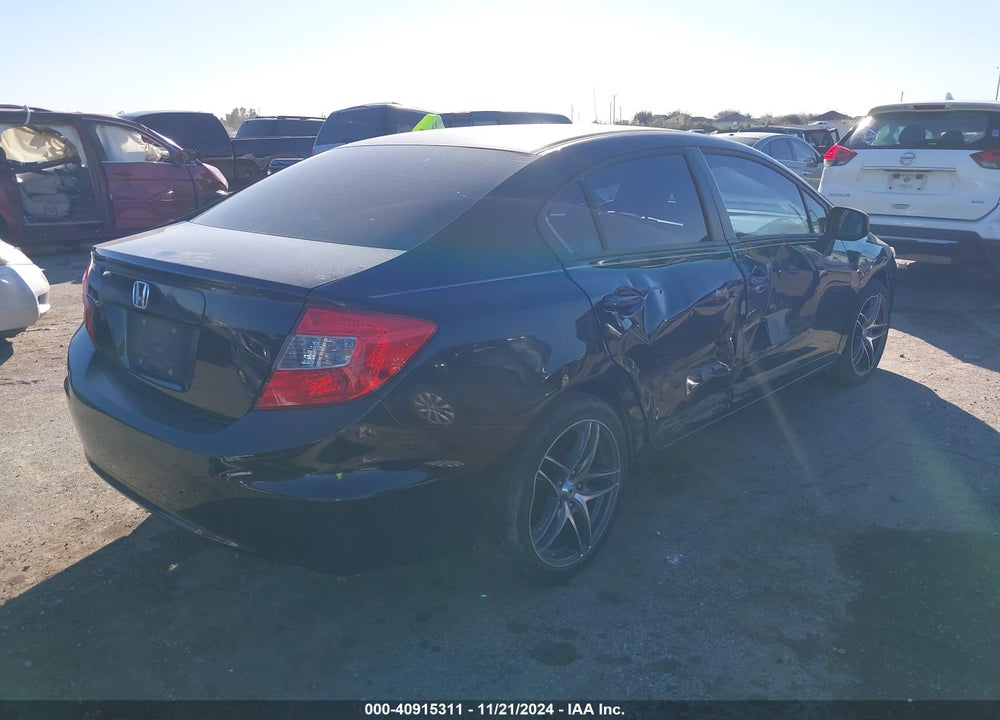 2012 HONDA CIVIC VIN: 19XFB2F5XCE076534
