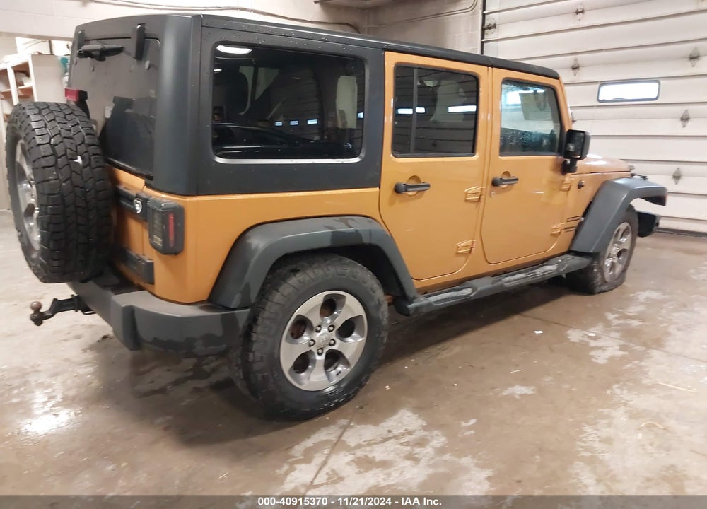 2014 JEEP WRANGLER UNLIMITED SPORT VIN: 1C4BJWDG1EL250594