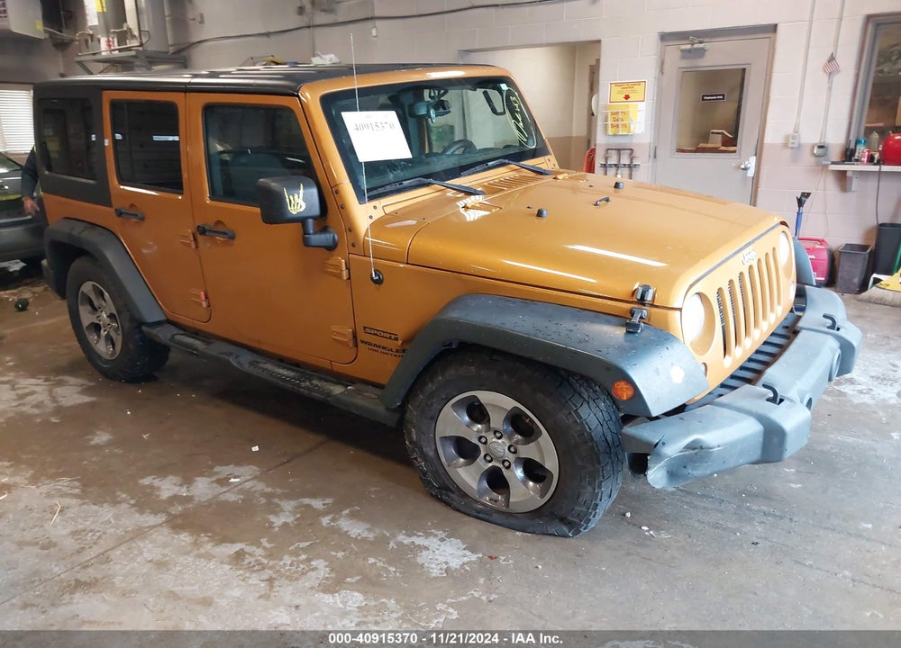 2014 JEEP WRANGLER UNLIMITED SPORT VIN: 1C4BJWDG1EL250594