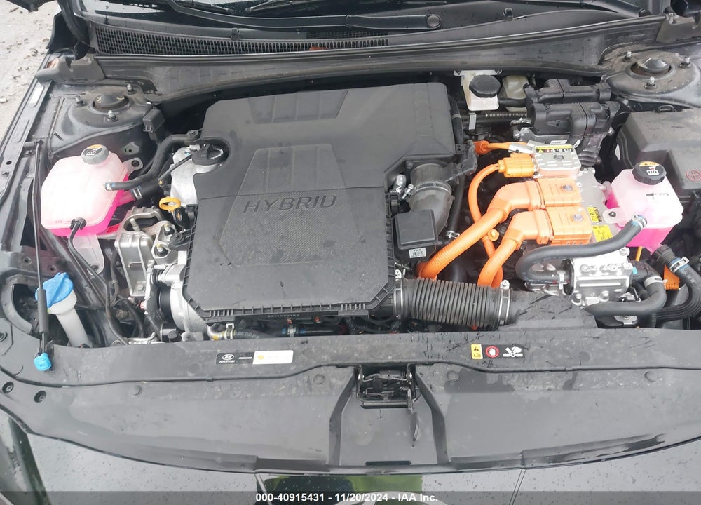 2024 HYUNDAI ELANTRA HYBRID BLUE VIN: KMHLM4DJ3RU096638