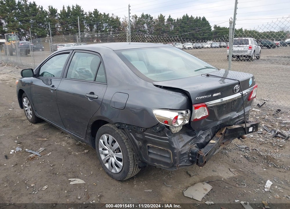 2012 TOYOTA COROLLA LE VIN: 2T1BU4EE1CC797250