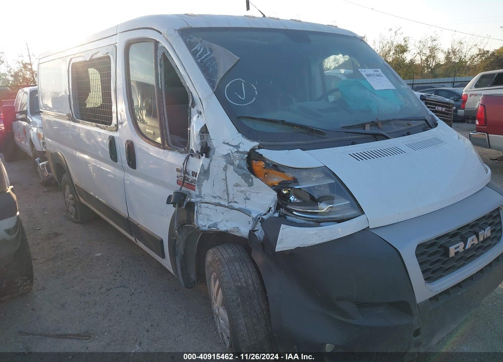 2021 RAM PROMASTER 2500 LOW ROOF 136 WB VIN: 3C6LRVVGXME525657