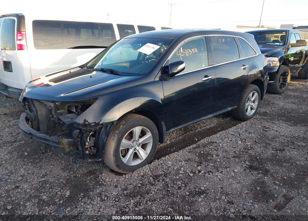 2011 ACURA MDX VIN: 2HNYD2H28BH502272
