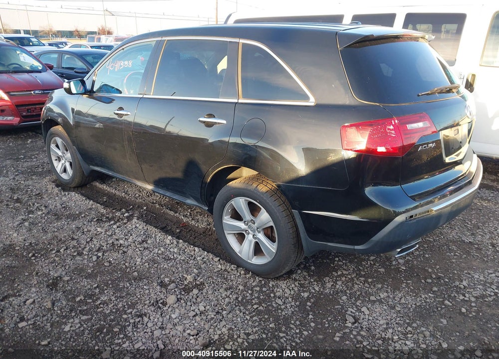 2011 ACURA MDX VIN: 2HNYD2H28BH502272