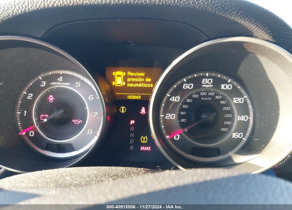 2011 ACURA MDX VIN: 2HNYD2H28BH502272