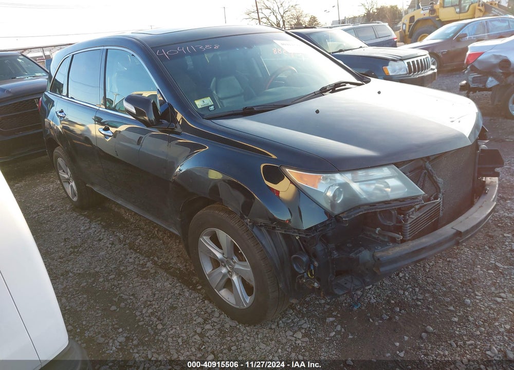 2011 ACURA MDX VIN: 2HNYD2H28BH502272
