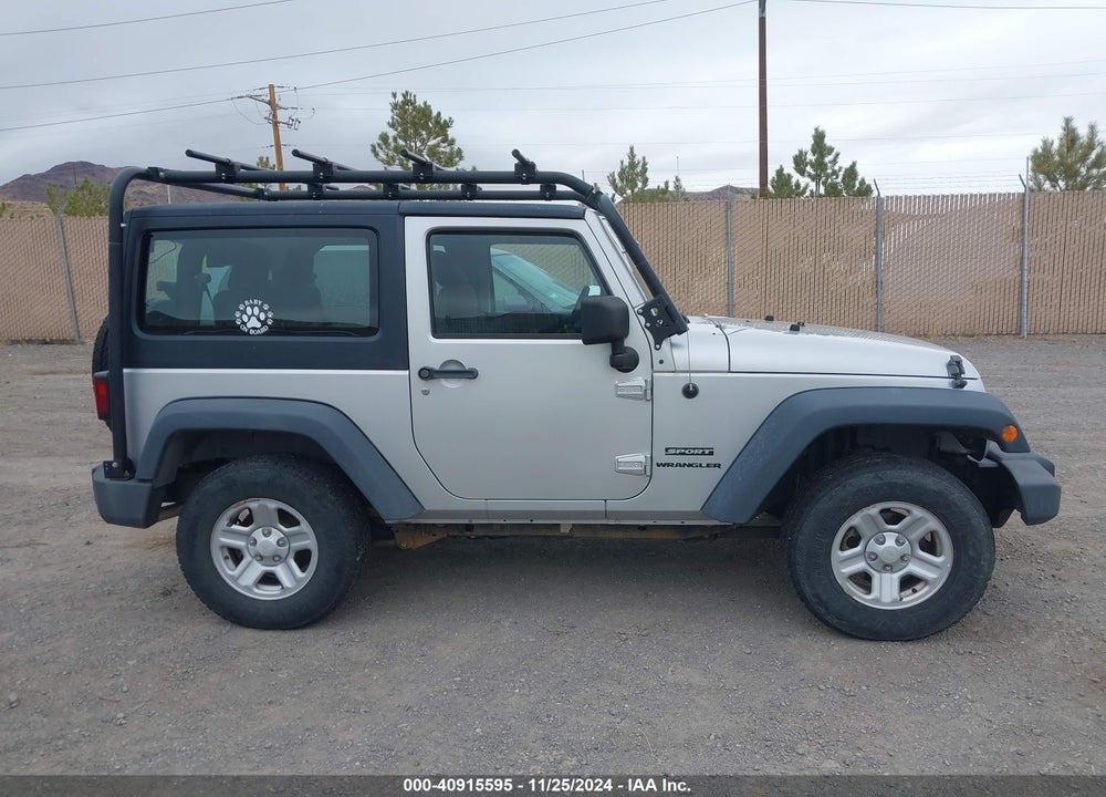 2012 JEEP WRANGLER SPORT VIN: 1C4AJWAG5CL264351