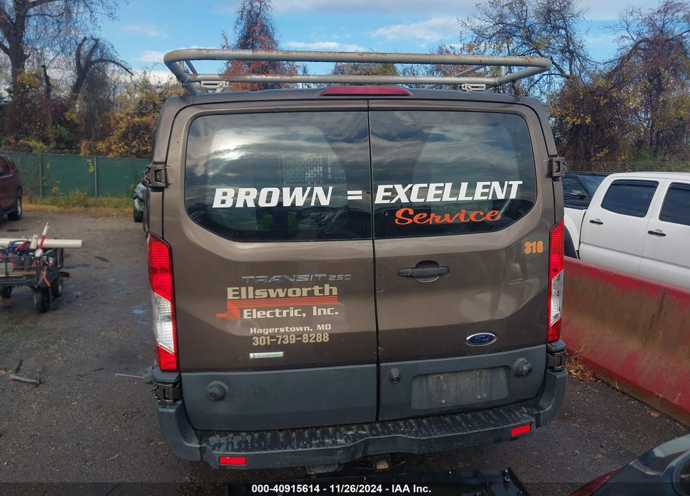 2016 FORD TRANSIT-250 VIN: 1FTYR2ZG1GKA08787